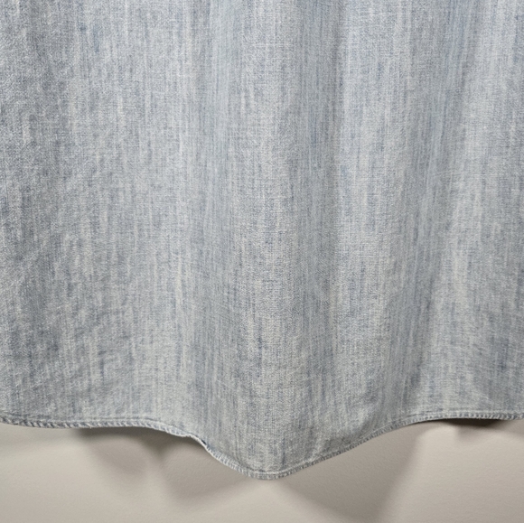 Ralph Lauren Men’s XXL Chambray Short Sleeve‎ Shirt Light Blue Casual - Picture 7 of 10